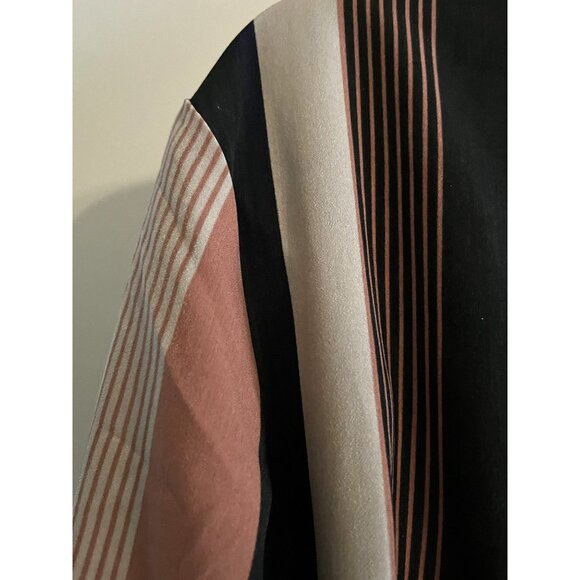 SHEIN FAll Winter Striped Button Down Womens Dress Tall Large - Picture 11 of 11